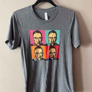 RBG Tee with Andy Warhol Pop Art Design
